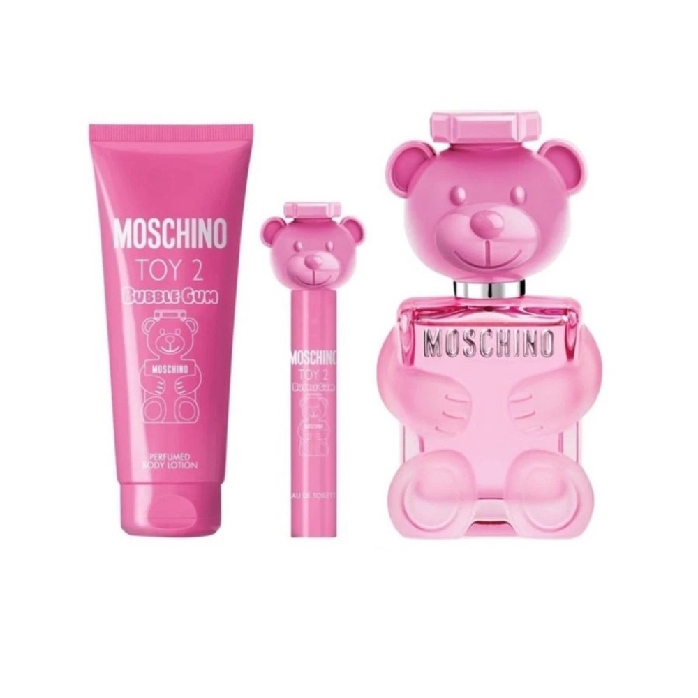 Moschino Ladies Toy 2 Bubblegum Gift Set Fragrances NIB Rare Set Full Size - Picture 2 of 10